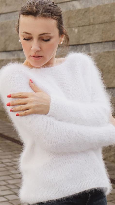 angora sweater women.